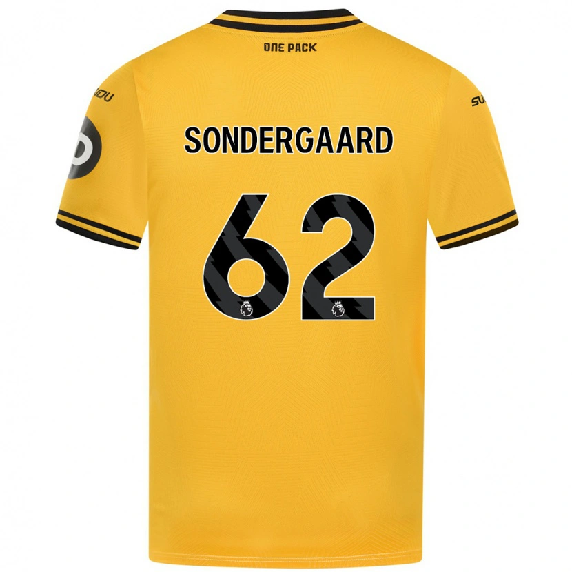 Danxen Kid Andreas Sondergaard #62 Yellow Home Jersey 2024/25 T-Shirt