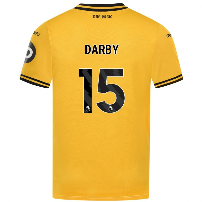 Danxen Kid Kelly Darby #15 Yellow Home Jersey 2024/25 T-Shirt