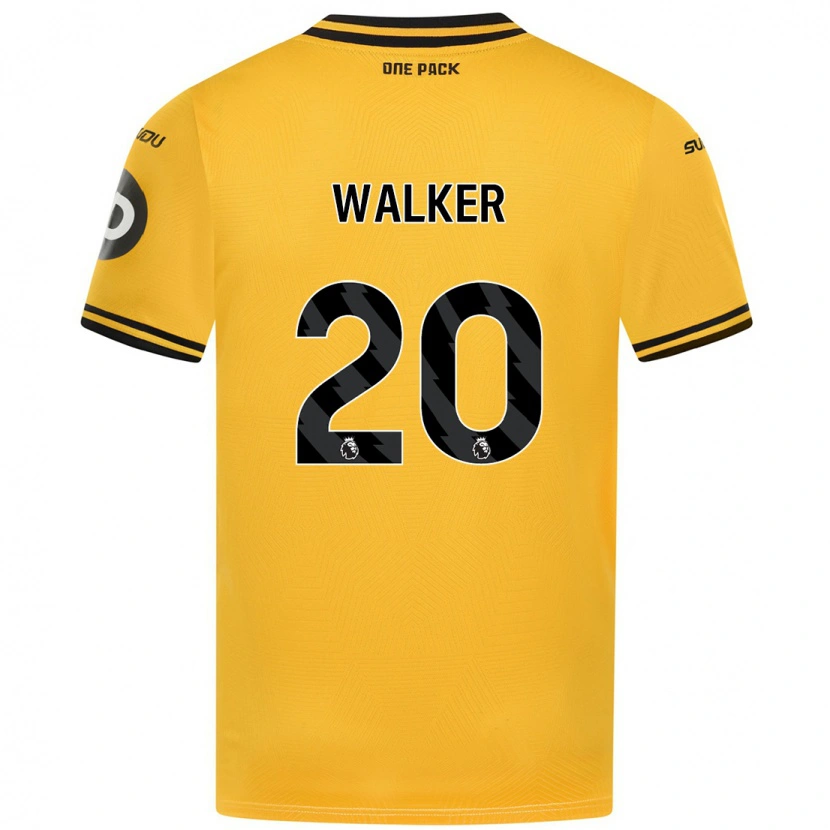 Danxen Kid Lowri Walker #20 Yellow Home Jersey 2024/25 T-Shirt