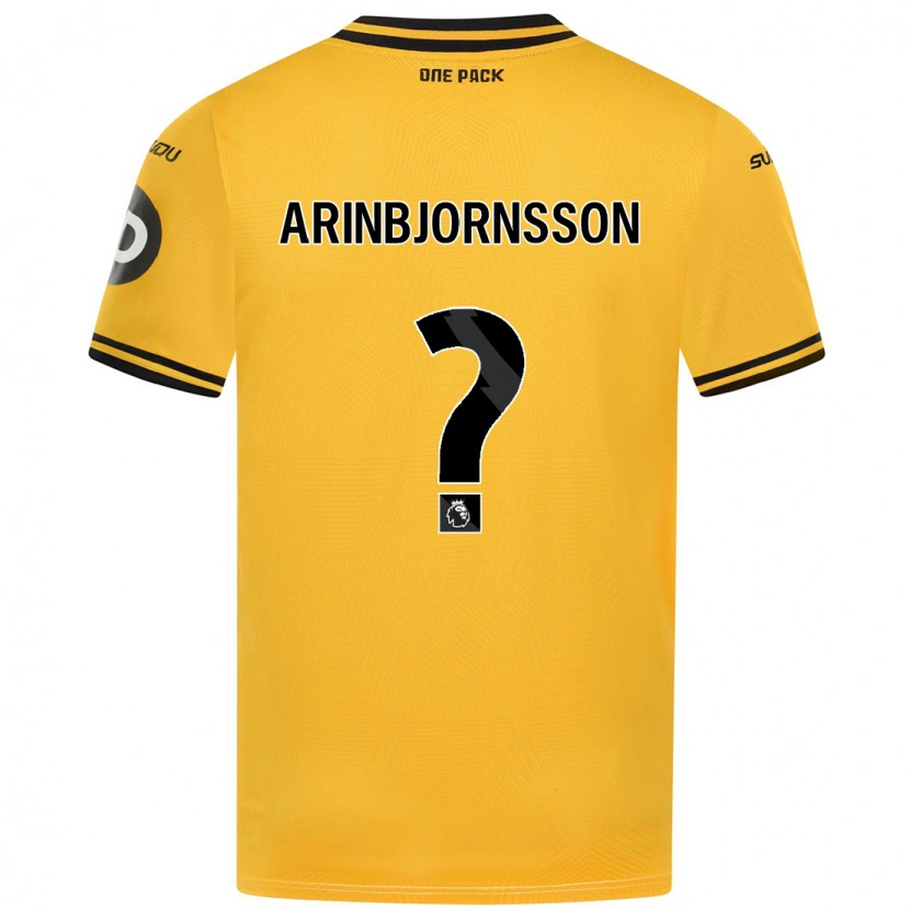 Danxen Kid Palmi Arinbjornsson #0 Yellow Home Jersey 2024/25 T-Shirt