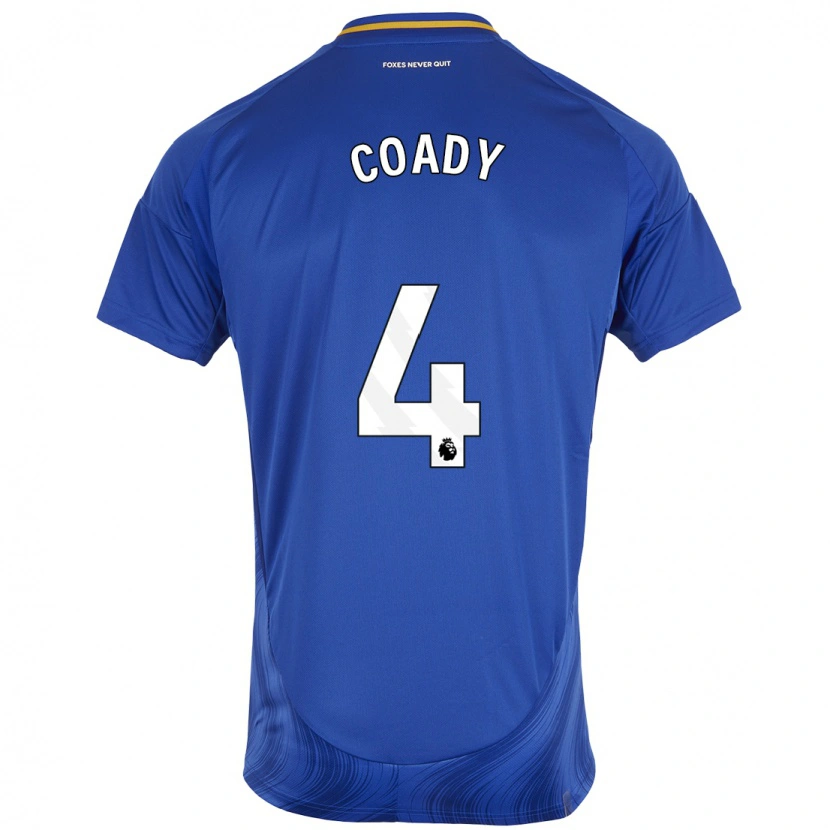 Danxen Kid Conor Coady #4 Blue White Home Jersey 2024/25 T-Shirt