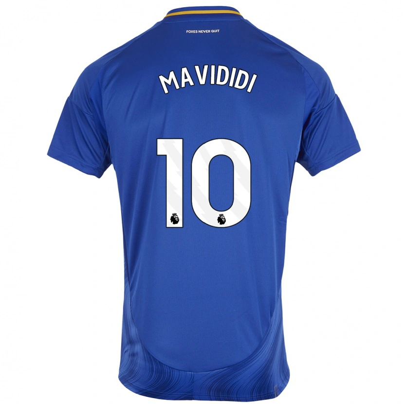 Danxen Kid Stephy Mavididi #10 Blue White Home Jersey 2024/25 T-Shirt