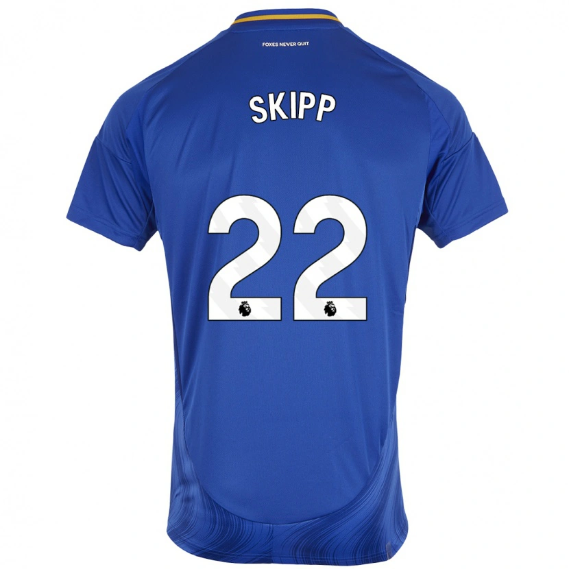 Danxen Kid Oliver Skipp #22 Blue White Home Jersey 2024/25 T-Shirt