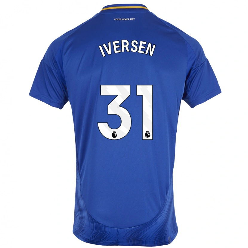 Danxen Kid Daniel Iversen #31 Blue White Home Jersey 2024/25 T-Shirt