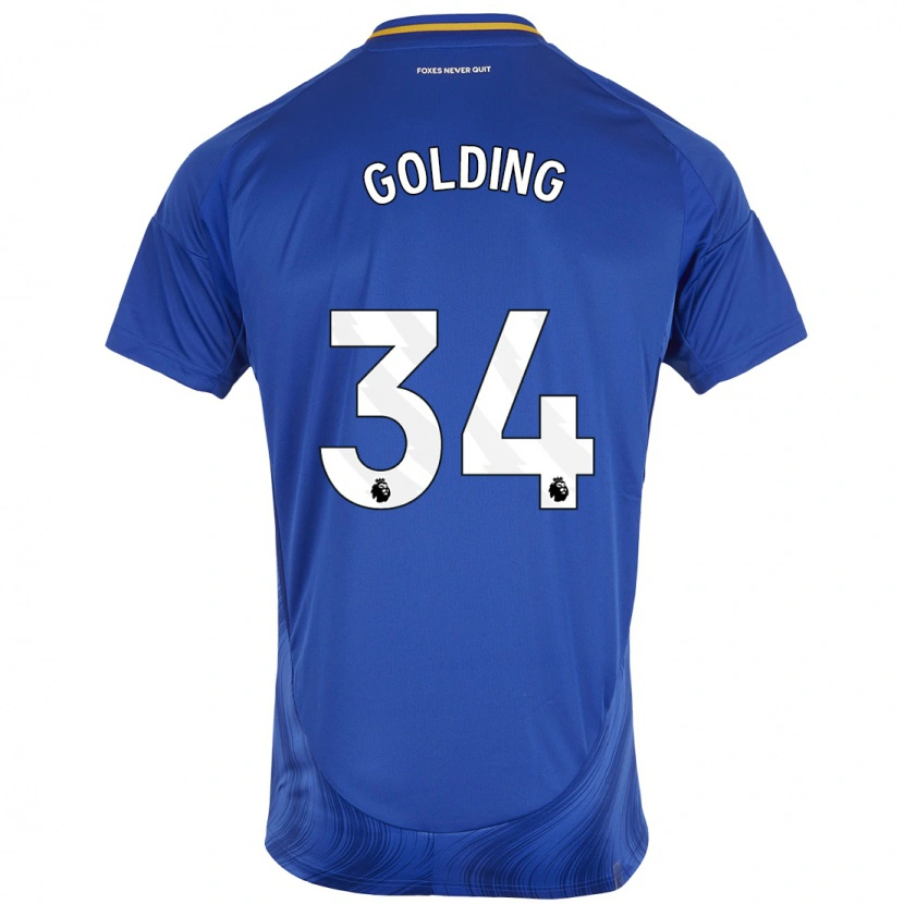 Danxen Kid Michael Golding #34 Blue White Home Jersey 2024/25 T-Shirt