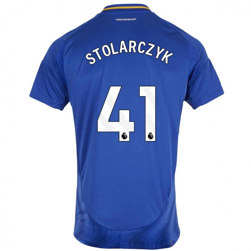 Danxen Kid Jakub Stolarczyk #41 Blue White Home Jersey 2024/25 T-Shirt