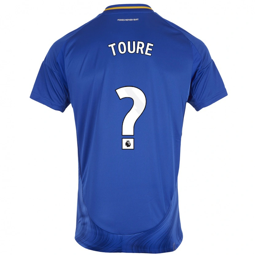 Danxen Kid Yassine Toure #0 Blue White Home Jersey 2024/25 T-Shirt