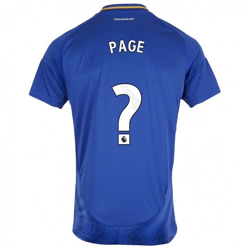 Danxen Kid Louis Page #0 Blue White Home Jersey 2024/25 T-Shirt