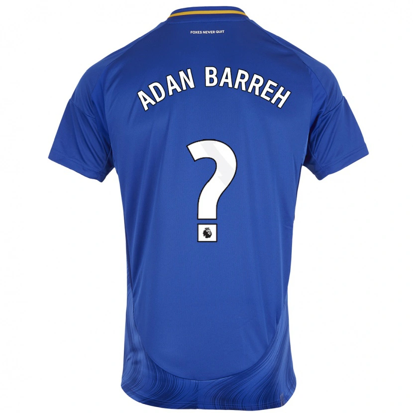 Danxen Kid Hassan Adan Barreh #0 Blue White Home Jersey 2024/25 T-Shirt