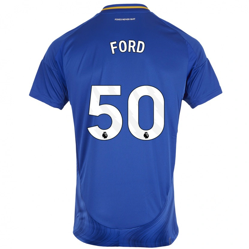 Danxen Kid Harvey Godsmark-Ford #50 Blue White Home Jersey 2024/25 T-Shirt