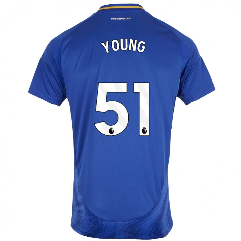 Danxen Kid Brad Young #51 Blue White Home Jersey 2024/25 T-Shirt