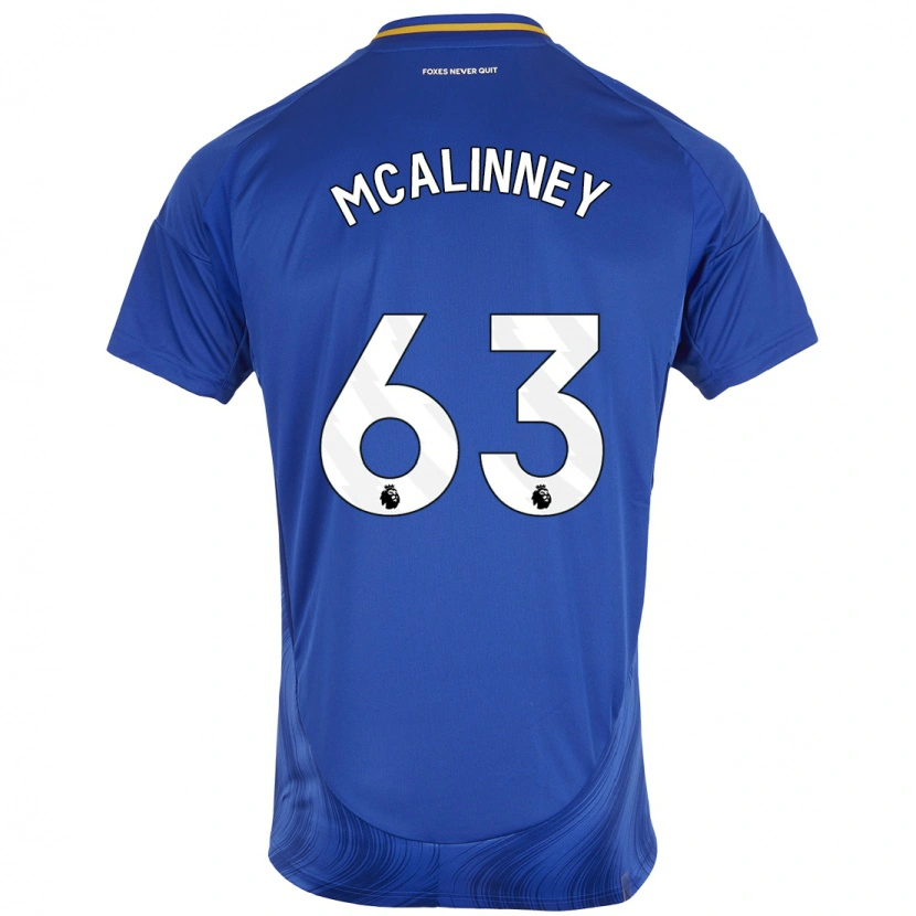 Danxen Kid Liam Mcalinney #63 Blue White Home Jersey 2024/25 T-Shirt