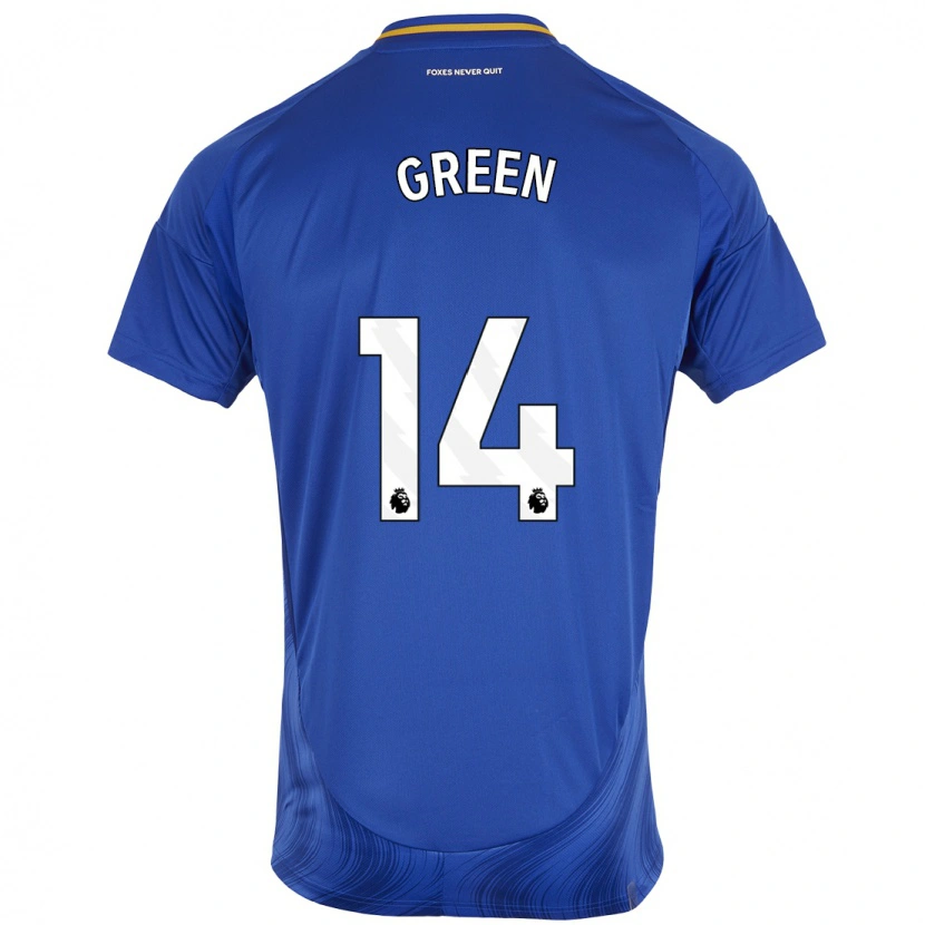 Danxen Kid Josie Green #14 Blue White Home Jersey 2024/25 T-Shirt