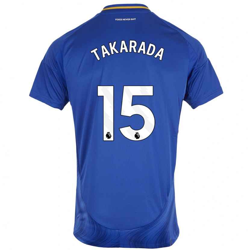 Danxen Kid Saori Takarada #15 Blue White Home Jersey 2024/25 T-Shirt