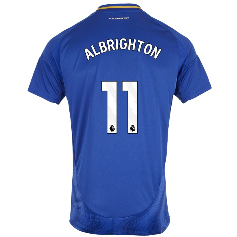 Danxen Kid Marc Albrighton #11 Blue White Home Jersey 2024/25 T-Shirt