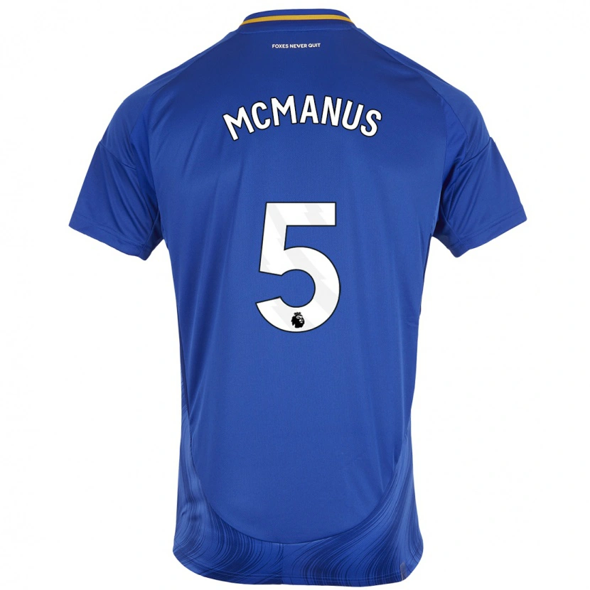 Danxen Kid Abbie Mcmanus #5 Blue White Home Jersey 2024/25 T-Shirt