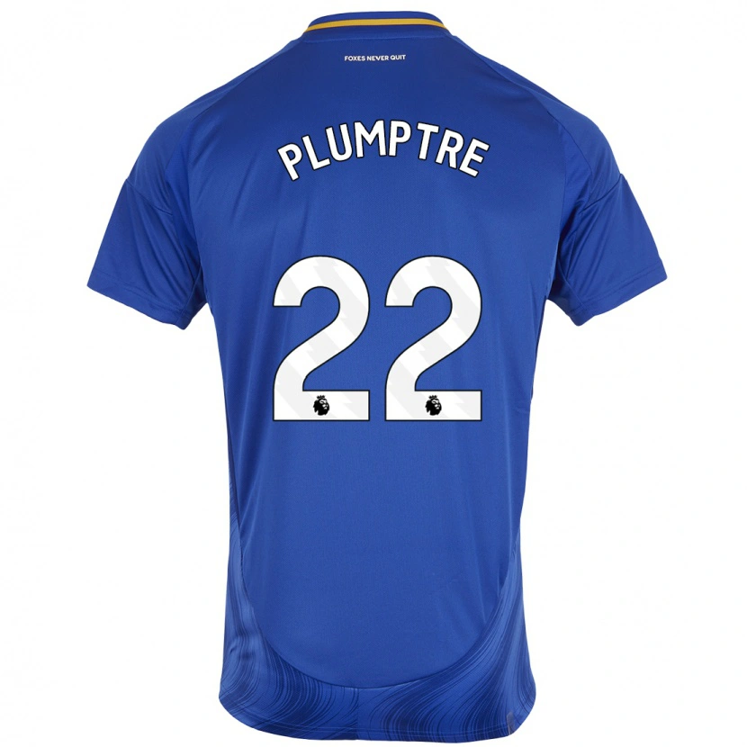 Danxen Kid Ashleigh Plumptre #22 Blue White Home Jersey 2024/25 T-Shirt