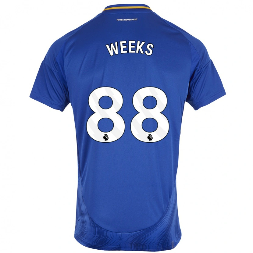 Danxen Kid Tyler Weeks #88 Blue White Home Jersey 2024/25 T-Shirt