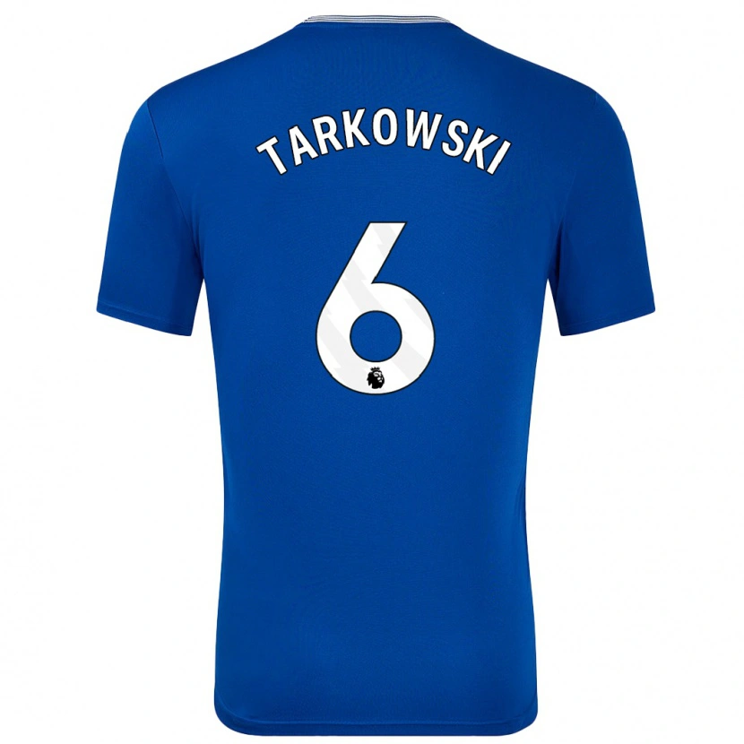 Danxen Kid James Tarkowski #6 Blue With Home Jersey 2024/25 T-Shirt