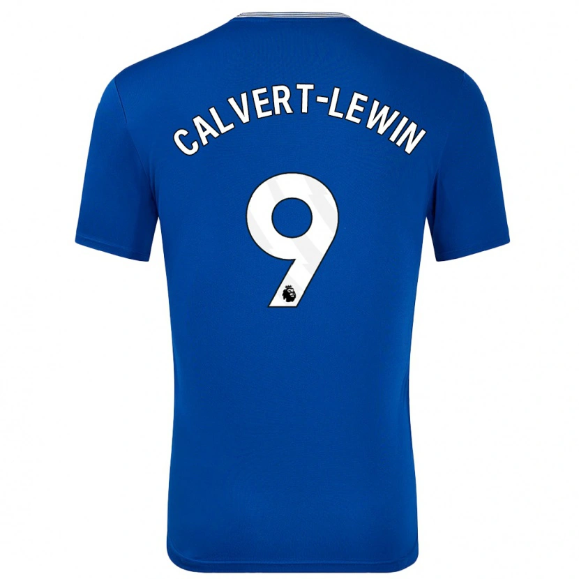 Danxen Kid Dominic Calvert-Lewin #9 Blue With Home Jersey 2024/25 T-Shirt