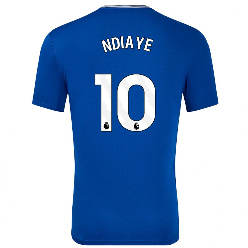 Danxen Kid Iliman Ndiaye #10 Blue With Home Jersey 2024/25 T-Shirt