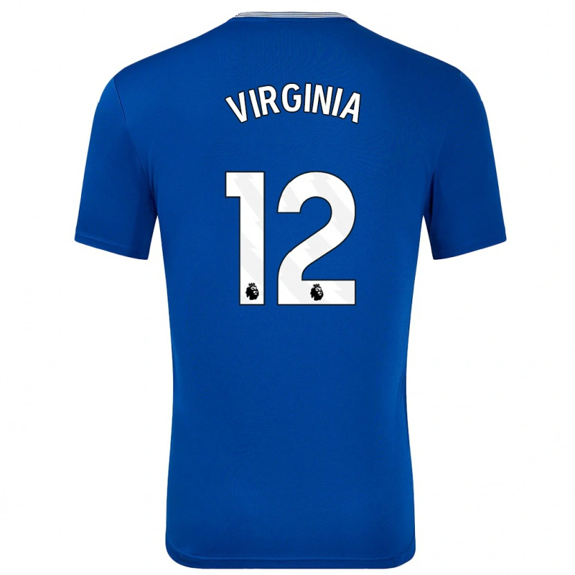 Danxen Kid João Virgínia #12 Blue With Home Jersey 2024/25 T-Shirt