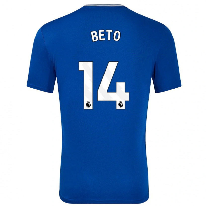 Danxen Kid Beto #14 Blue With Home Jersey 2024/25 T-Shirt