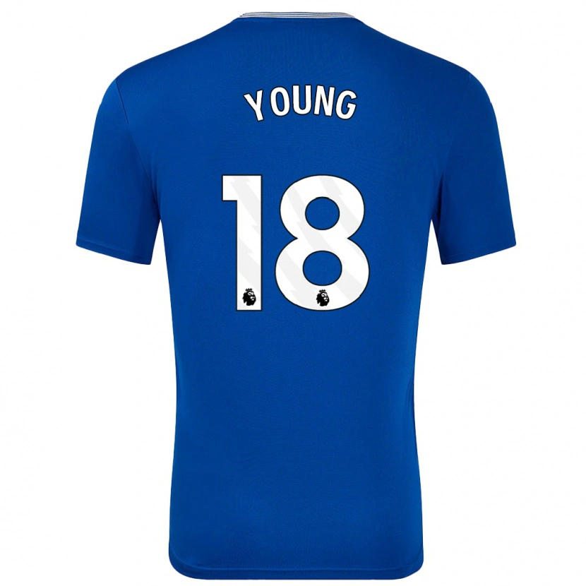 Danxen Kid Ashley Young #18 Blue With Home Jersey 2024/25 T-Shirt