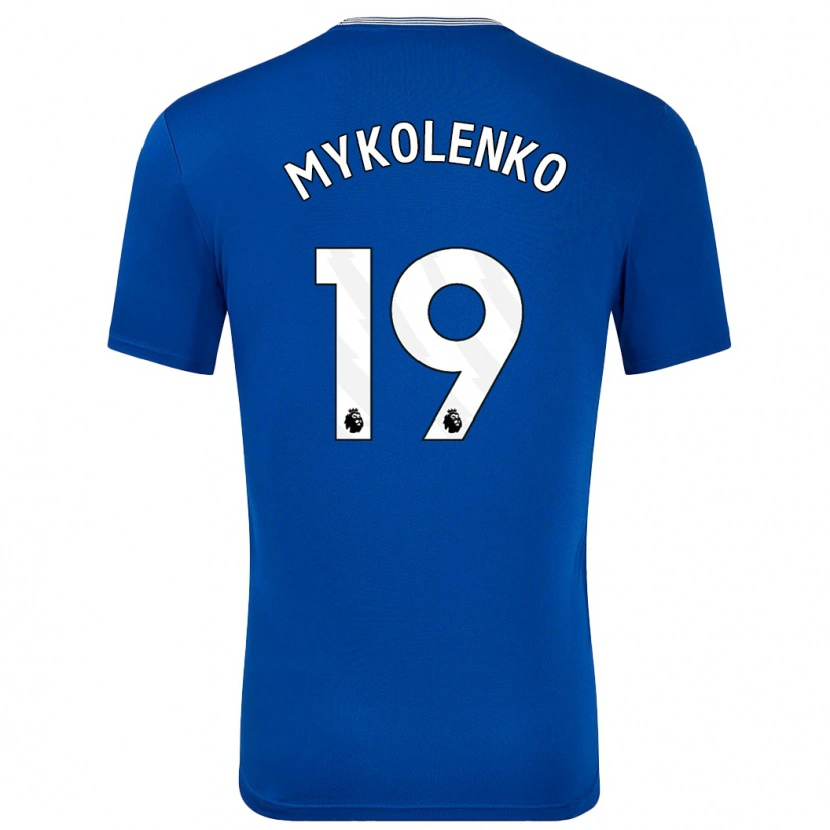 Danxen Kid Vitaliy Mykolenko #19 Blue With Home Jersey 2024/25 T-Shirt