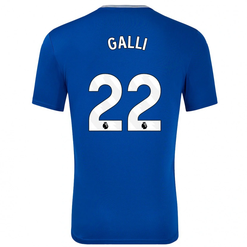 Danxen Kid Aurora Galli #22 Blue With Home Jersey 2024/25 T-Shirt