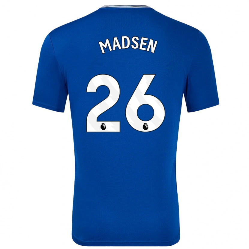 Danxen Kid Rikke Madsen #26 Blue With Home Jersey 2024/25 T-Shirt