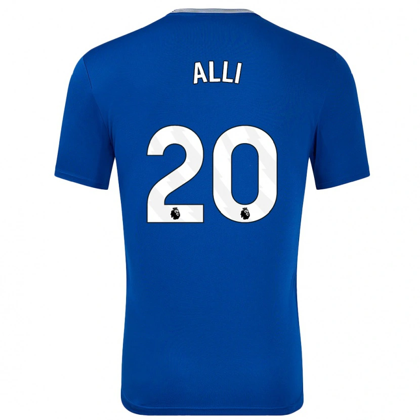 Danxen Kid Dele Alli #20 Blue With Home Jersey 2024/25 T-Shirt