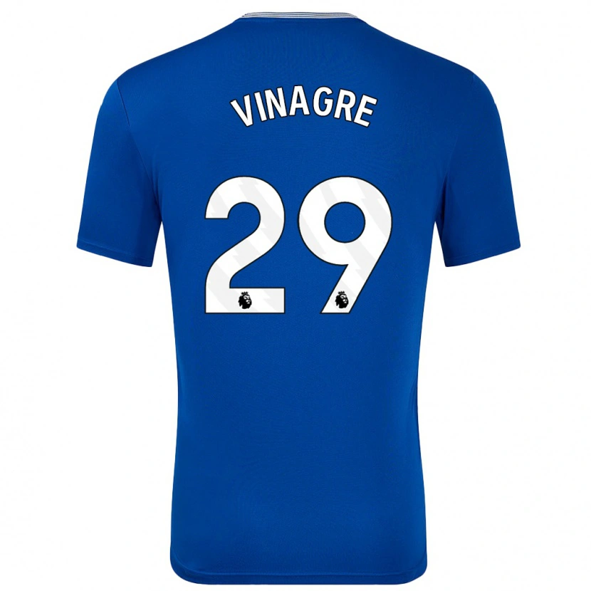 Danxen Kid Ruben Vinagre #29 Blue With Home Jersey 2024/25 T-Shirt