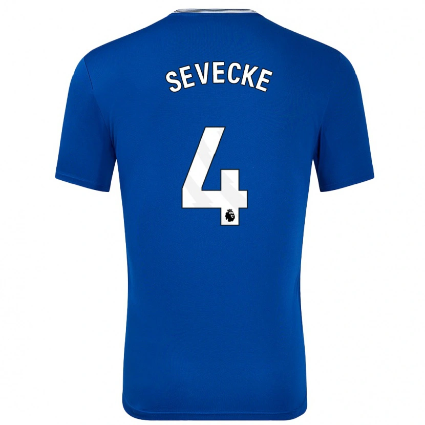 Danxen Kid Rikke Sevecke #4 Blue With Home Jersey 2024/25 T-Shirt