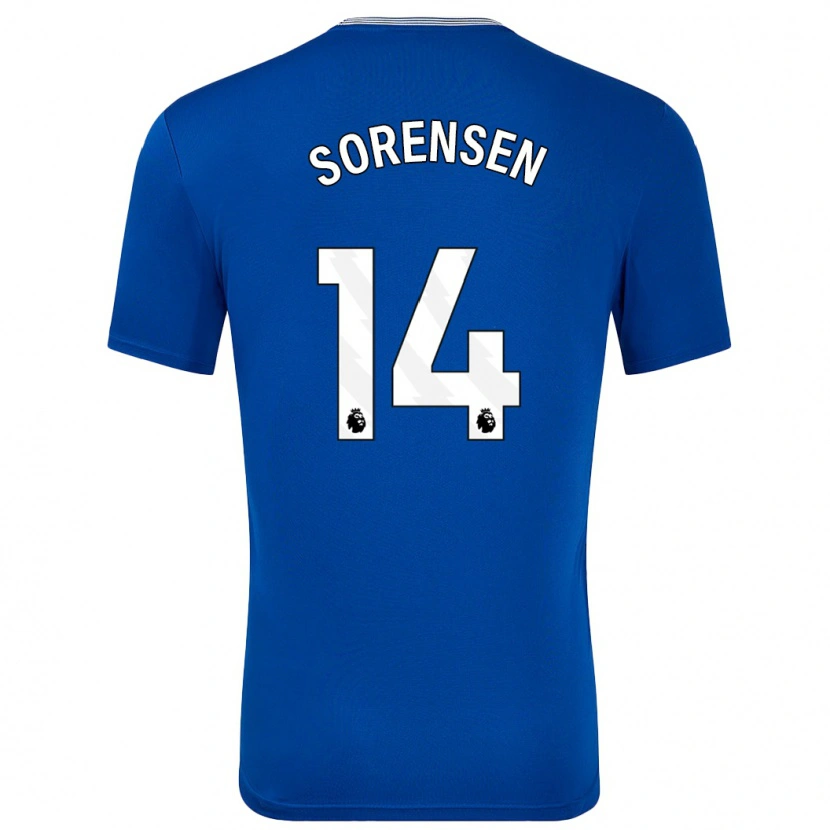 Danxen Kid Nicoline Sorensen #14 Blue With Home Jersey 2024/25 T-Shirt