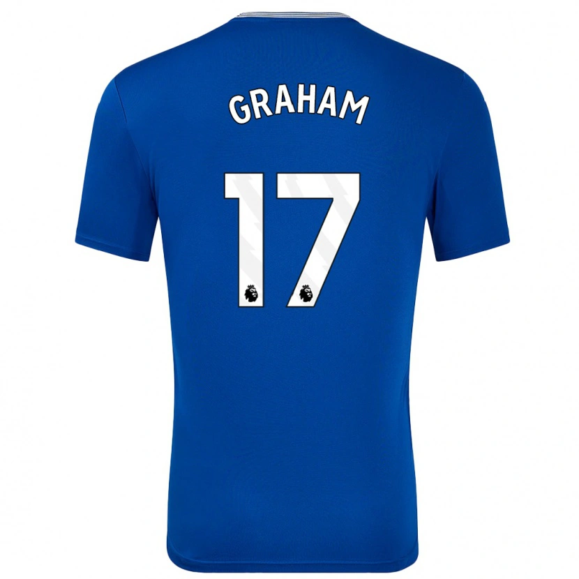 Danxen Kid Lucy Graham #17 Blue With Home Jersey 2024/25 T-Shirt