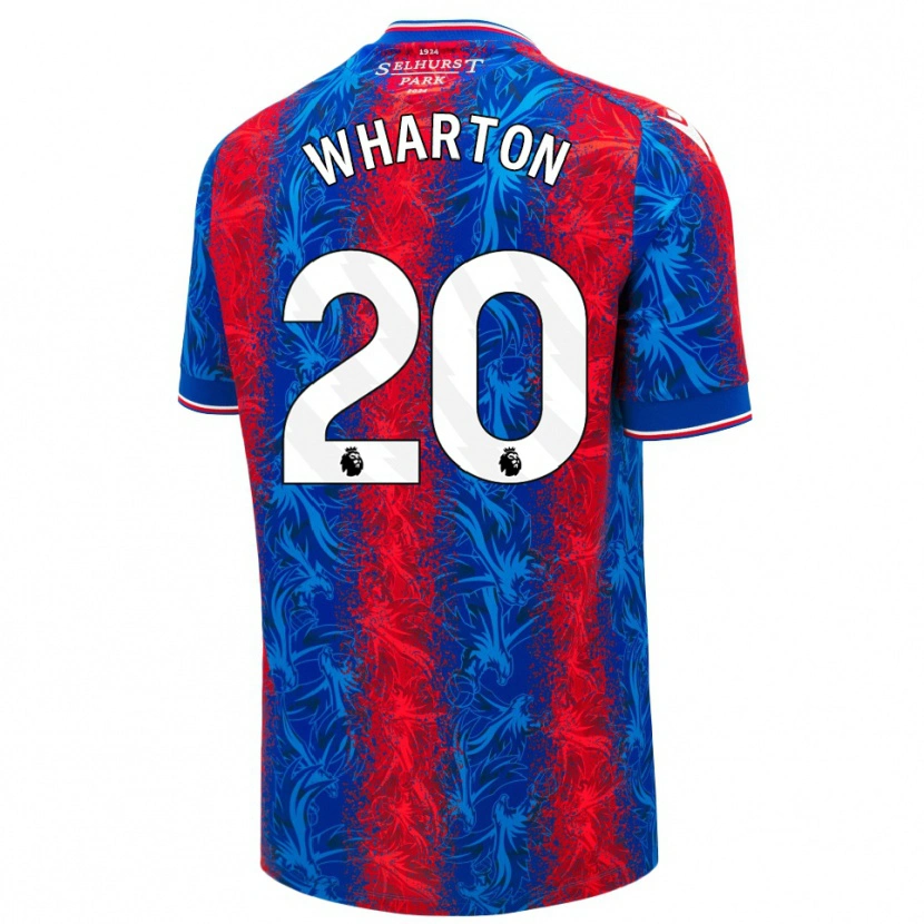 Danxen Kid Adam Wharton #20 Red Blue Stripes Home Jersey 2024/25 T-Shirt