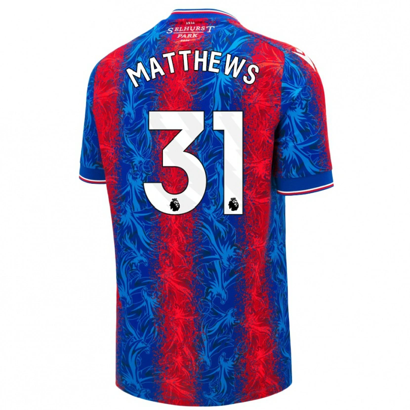 Danxen Kid Remi Matthews #31 Red Blue Stripes Home Jersey 2024/25 T-Shirt