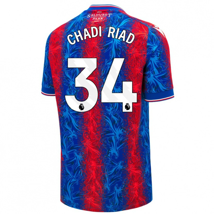 Danxen Kid Chadi Riad #34 Red Blue Stripes Home Jersey 2024/25 T-Shirt