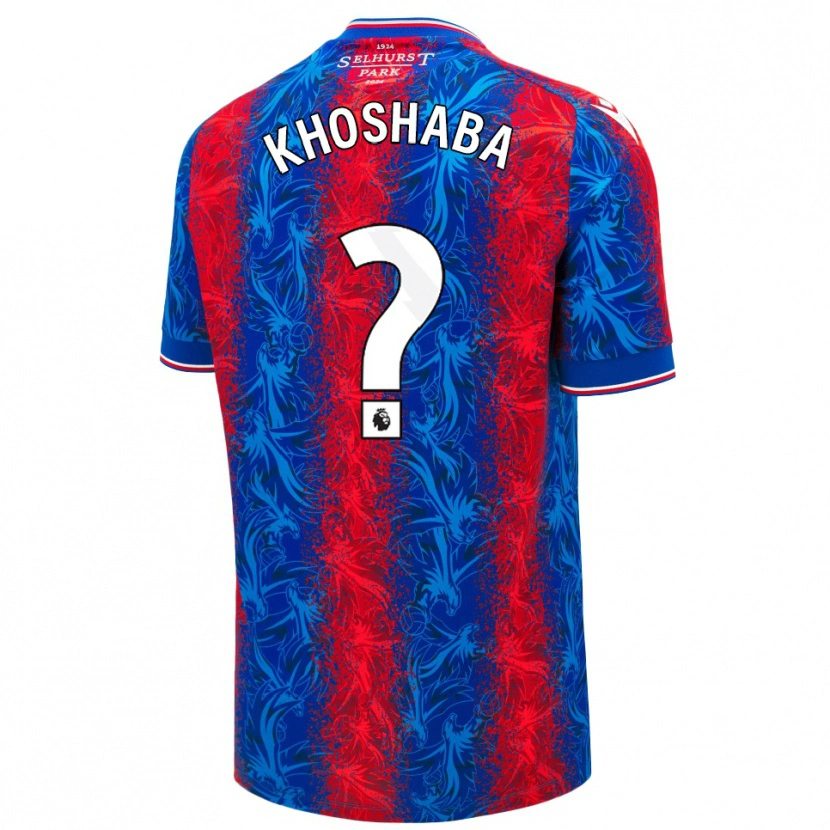 Danxen Kid Joseph Khoshaba #0 Red Blue Stripes Home Jersey 2024/25 T-Shirt