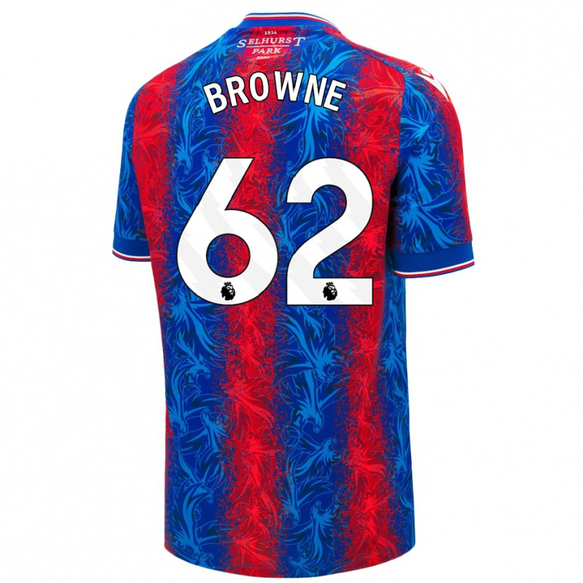 Danxen Kid Luke Browne #62 Red Blue Stripes Home Jersey 2024/25 T-Shirt