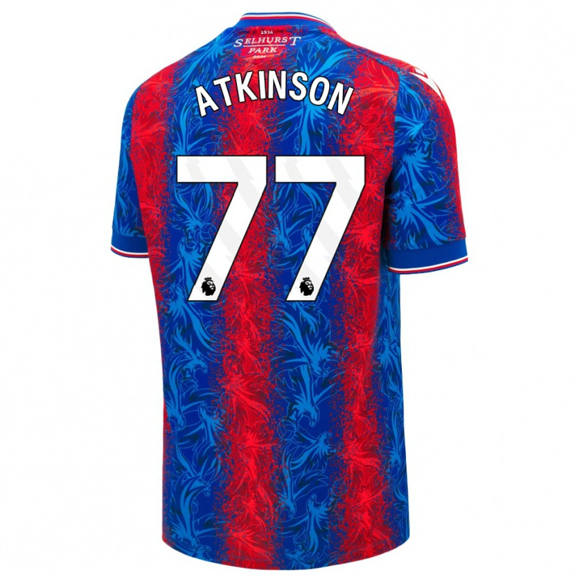 Danxen Kid Isibeal Atkinson #77 Red Blue Stripes Home Jersey 2024/25 T-Shirt