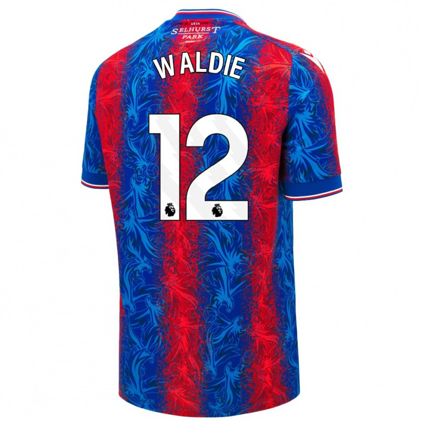 Danxen Kid Lizzie Waldie #12 Red Blue Stripes Home Jersey 2024/25 T-Shirt