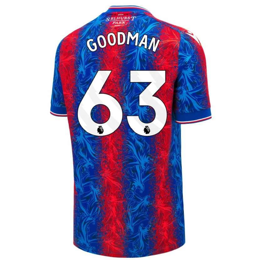 Danxen Kid Owen Goodman #63 Red Blue Stripes Home Jersey 2024/25 T-Shirt