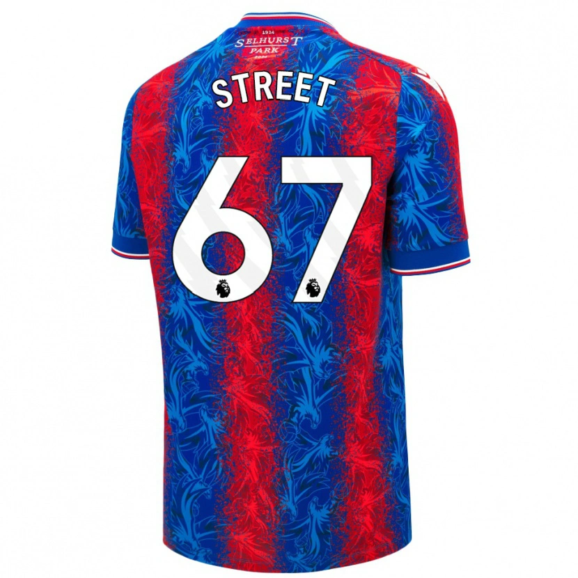 Danxen Kid Rob Street #67 Red Blue Stripes Home Jersey 2024/25 T-Shirt