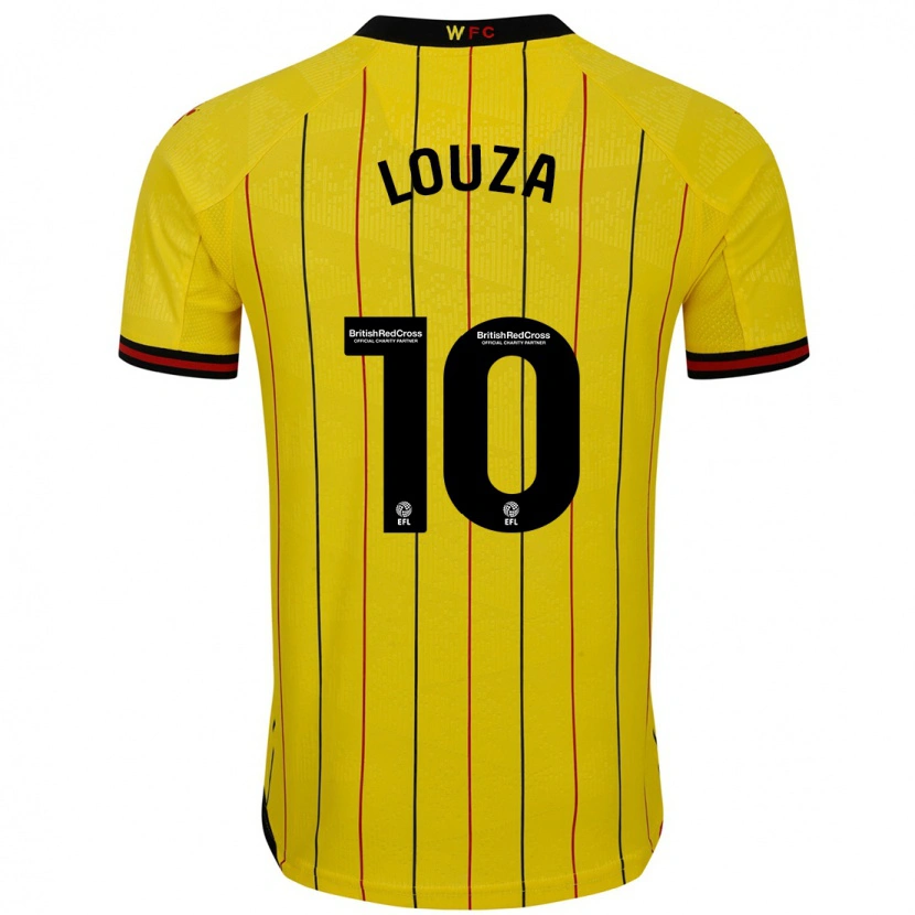 Danxen Kid Imrân Louza #10 Yellow Black Home Jersey 2024/25 T-Shirt