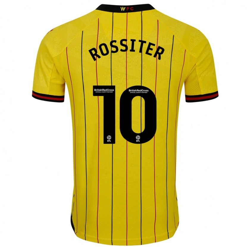 Danxen Kid Annie Rossiter #10 Yellow Black Home Jersey 2024/25 T-Shirt