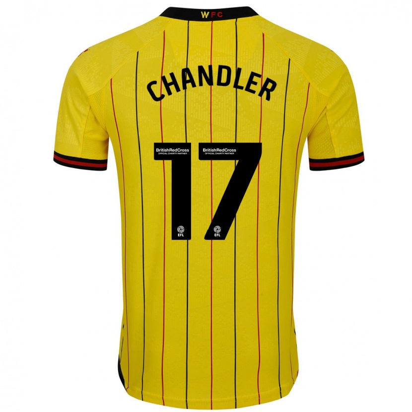 Danxen Kid Megan Chandler #17 Yellow Black Home Jersey 2024/25 T-Shirt