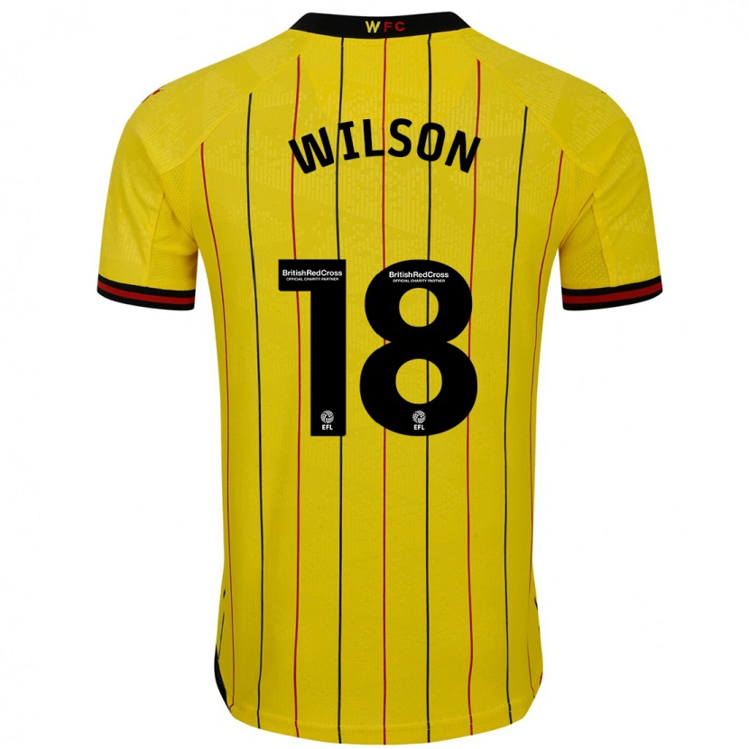 Danxen Kid Poppy Wilson #18 Yellow Black Home Jersey 2024/25 T-Shirt