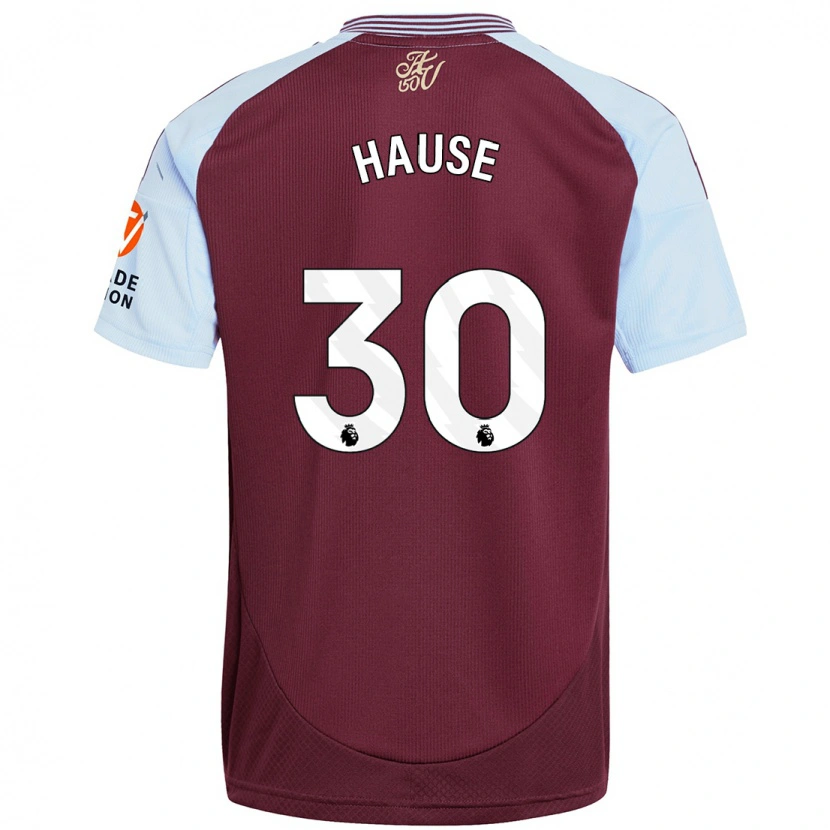 Danxen Kid Kortney Hause #30 Burgundy Sky Blue Home Jersey 2024/25 T-Shirt